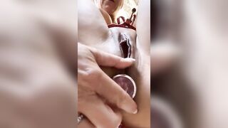 Milf italiana con plug anale pov