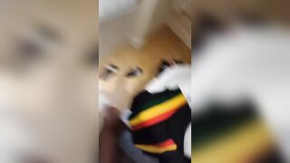 Fidanzata scopata in bagno a pecorina