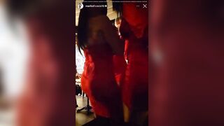 Marika Fruscio scatenata feste Natale