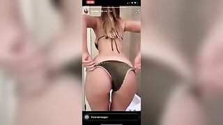 Porcellina bionda mostra il culone