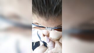 Sego il cazzo del bull in spiaggia