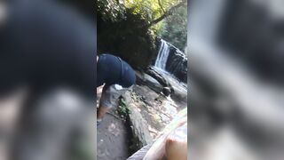 Backstage modella italiana nuda outdoor