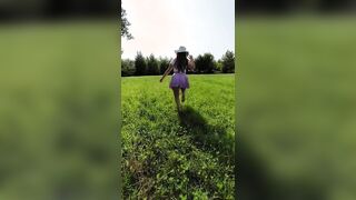 Rossa italiana in mezzo alla natura