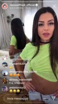 Martina Smeraldi in live con Rocco SIffredi