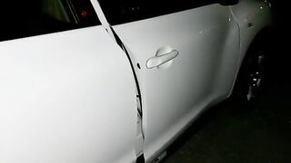 Una calda notte - Moglie esibizionista outdoor