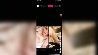 Diretta instagram hot con bocchino live