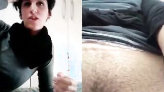 Ragazza italiana ditalino