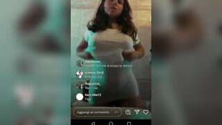 Diretta instagram ragazza italiana tettona