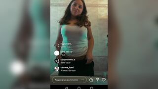 Diretta instagram ragazza italiana tettona