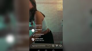 Diretta instagram ragazza italiana tettona