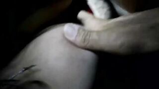 Moglie montata in macchina