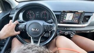 Gli succhio il cazzo in autostrada