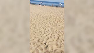 Moglie senza slip a jesolo