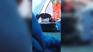 Ragazza italiana spy in campeggio