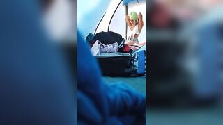 Ragazza italiana spy in campeggio