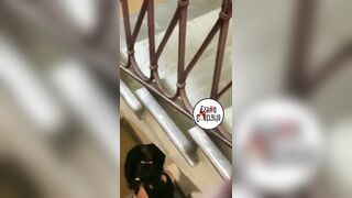 ROMA via Cattaneo coppia, presa dall’eccitazione, scopa nelle scale del palazzo