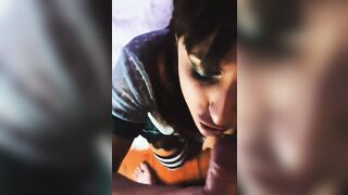 Pompino giovane fidanzata italiana sborrata sulla faccia