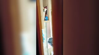 Moglie spiata in doccia