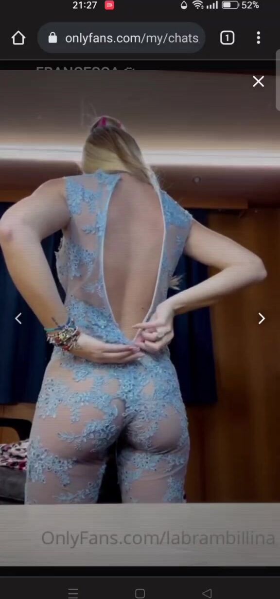 Francesca Brambilla lato b of