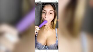 Che bello questo dildo - Onlyfanser italiana in live
