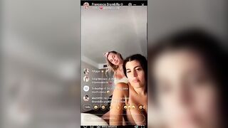 La Brambillina e Kimberly in diretta coi loro fans