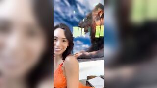 Pompino della bellissima Veronica sborrata in bocca OF