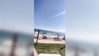 J4smine Salv4t1 ex on the beach Italia massaggio con olio in spiaggia