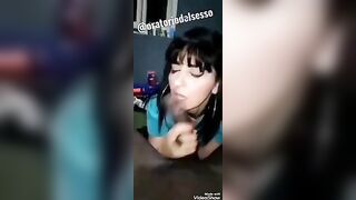 Milf spompina nero e poi lo scopa con sborrata in bocca