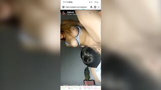 Reb3cca si fa leccare la fica in live of