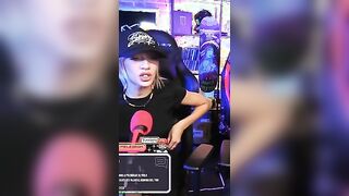 Chadia Rodriguez tette in diretta