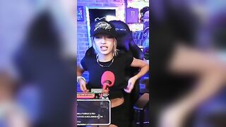 Chadia Rodriguez tette in diretta