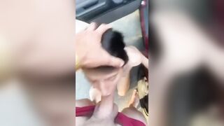 Fidanzata pompino deepthroat con gran sborrata sulla faccia