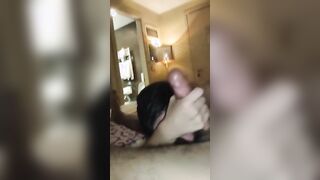 Pompino e scopata con fidanzata che si fa sborrare in bocca