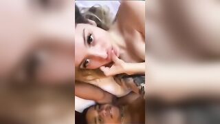 Scopata da black che la prende a schiaffi