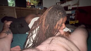 Culona brasiliana pompino con ingoio