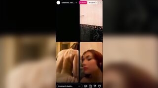 Ragazze italiane scopano e lesbicano in diretta Instagram