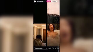 Ragazze italiane scopano e lesbicano in diretta Instagram