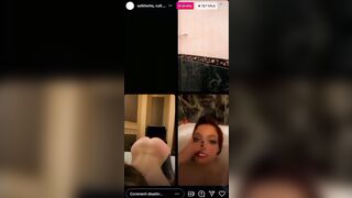 Ragazze italiane scopano e lesbicano in diretta Instagram