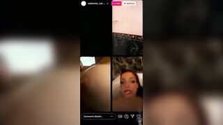 Ragazze italiane scopano e lesbicano in diretta Instagram