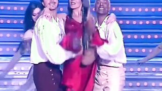 Antonella Mosetti balletto in tv upskirt