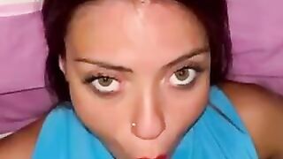 Guardami in faccia quando sborro