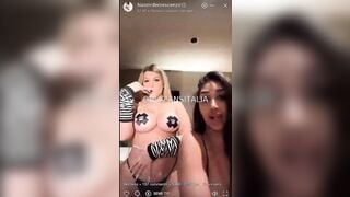 Naomi De Crescenzo - Volete vedere il bacio lesbo con reby - Diretta Of