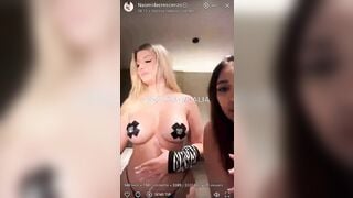 Naomi De Crescenzo - Volete vedere il bacio lesbo con reby - Diretta Of