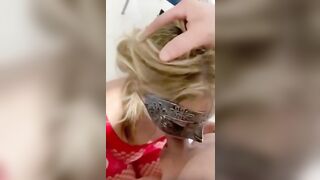 Bocchino moglie sborrata in bocca cuckold