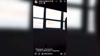 Sofia nuda in diretta OF