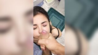 Pompino fidanzata in primo piano POv amatoriale