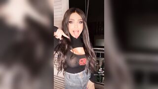 Lara Diabla body trasparente TikTok