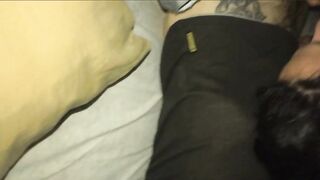 Fidanzata tettona bella pompa pov