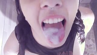 Pompino della mia ex con ingoio