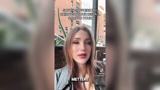 Sophie Sapphire del chinotto tour dissa il calippo tuor